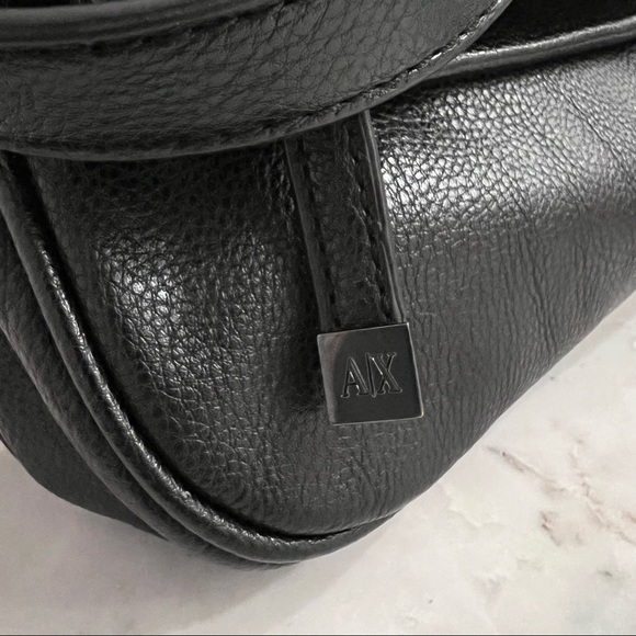 Armani Exchange black crossbody Messenger bag. Like new. - Picture 5 of 12